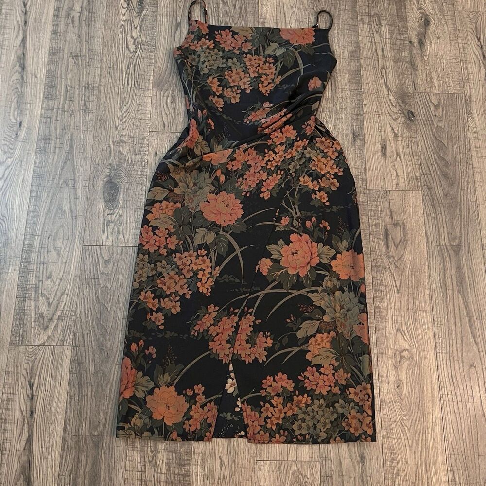 Vestique Midi Slip Dress Small Satin